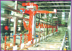 五金電鍍、化學(xué)鎳鈀金單臂式生產(chǎn)線(xiàn)